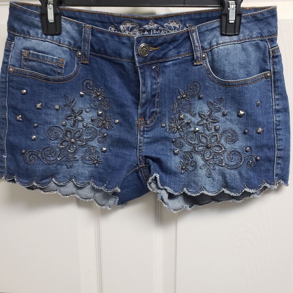 WAX jeans size L rhinestone on front